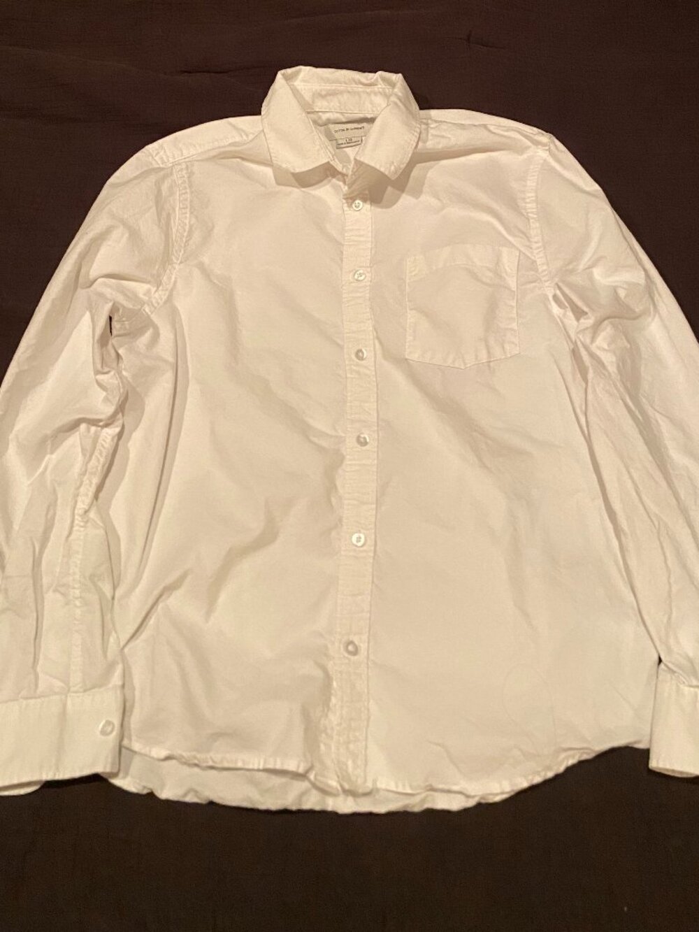 Cotton-On Large White Button Up Shirt